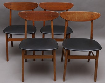 1 von 4 Dänischer Teakholzstuhl von Farstrup Møbler, 60er 70er, Midcentury-Möbel, Designer-Esszimmerstuhl, danish, Scandi Japandi