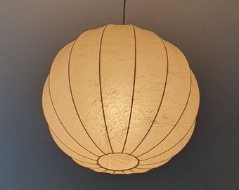 Cocoon German chandelier Goldkant, 60's, 70's midcentury cocoon ceiling lamp, Pendant Lamp, fully functioning vintage light