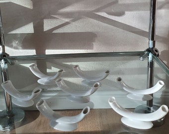 Modern set of 6 Vases from Rosenthal Germany Porcelain, 60s 70s, vintage home decor, midcentury modern vase, scandi japandi modern interior