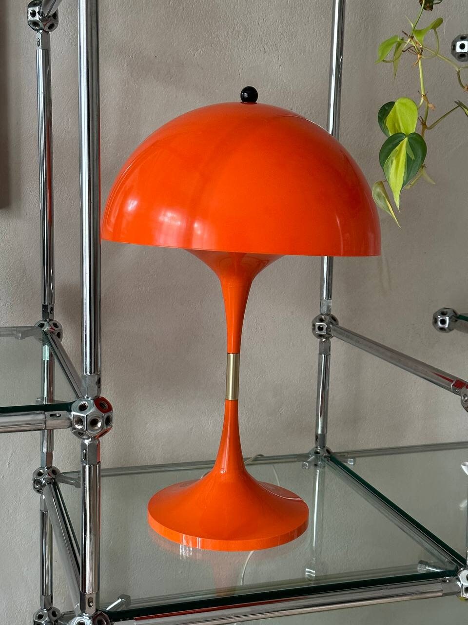 Space Age Vintage Table Lamp, Bent Karlby / Verner Panton Style