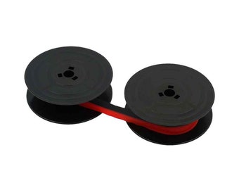 Typewriter Replacement Ribbon - Black and Red Typewriter Ribbon - Schreibmaschine Farbband - Vintage Typewriters, Ink, Gr4