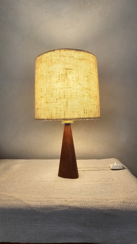 Danish Teak Wood Table Lamp 60