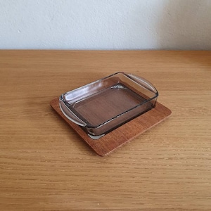 Vintage teak serving plate, Danish - 50s 60s 70s, Midcentury plate, danish, scandi, japandi, bohemian style item