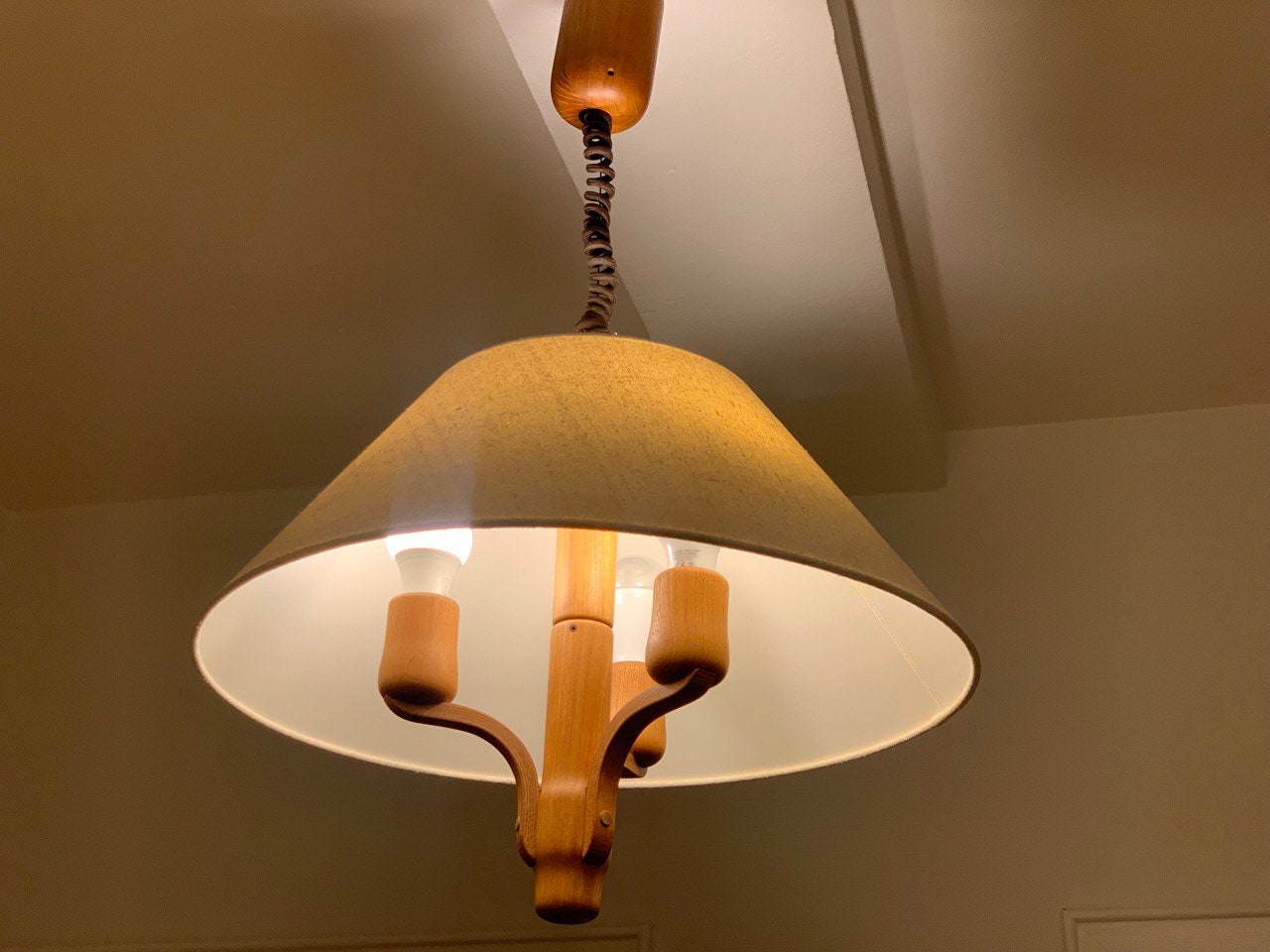 独1960年代 domus 5灯 上質なチーク材によるヴィンテージ