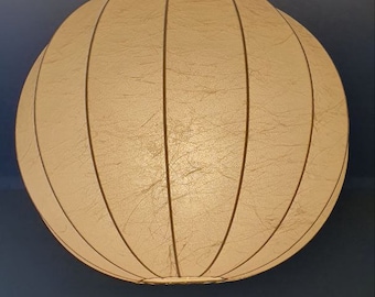 Cocoon German chandelier Goldkant, 60's, 70's midcentury cocoon ceiling lamp, Pendant Lamp, fully functioning vintage light