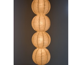 Cocoon German rare chandelier Goldkant, 60's, 70's midcentury cocoon ceiling lamp, Pendant Lamp, Friedel Wauer for Goldkant, vintage light