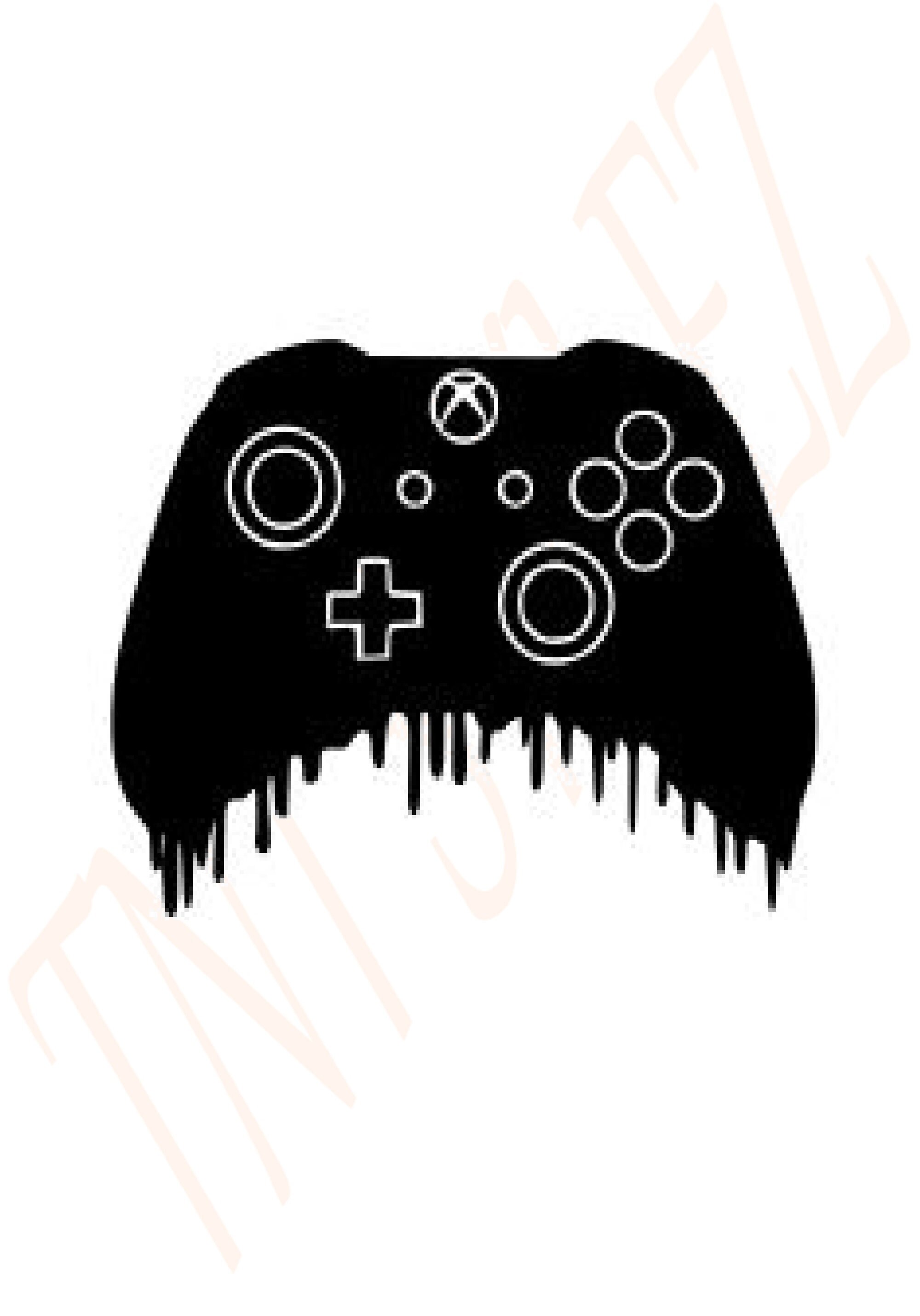 Xbox Dripping Controller Bundle Gamer Zone SVG JPEG | Etsy