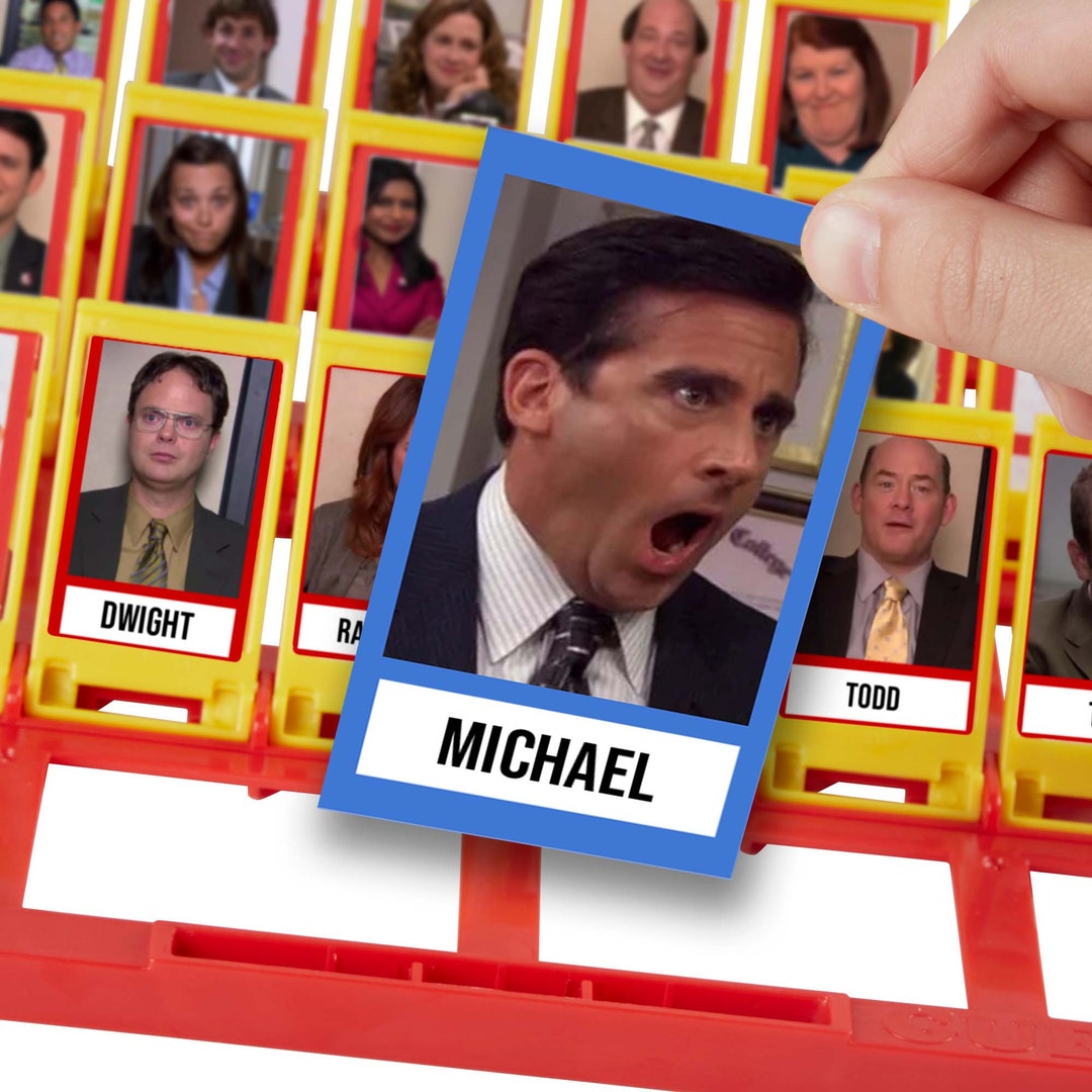 The Office Guess Who Board Game printable Template - Etsy