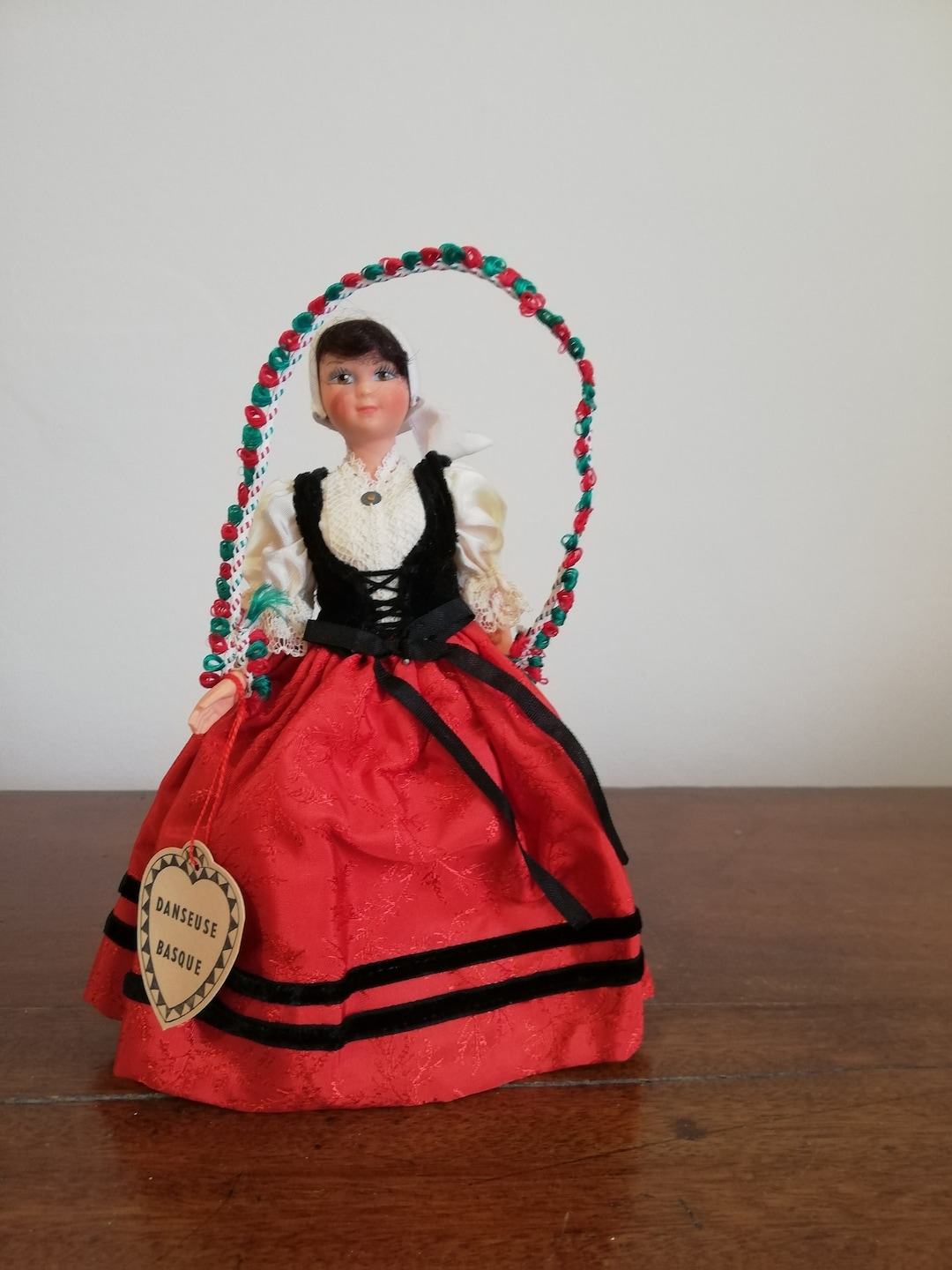 Basque Doll Regional Folk Doll Le Minor Basque Dancer Vintage Doll Label - Etsy