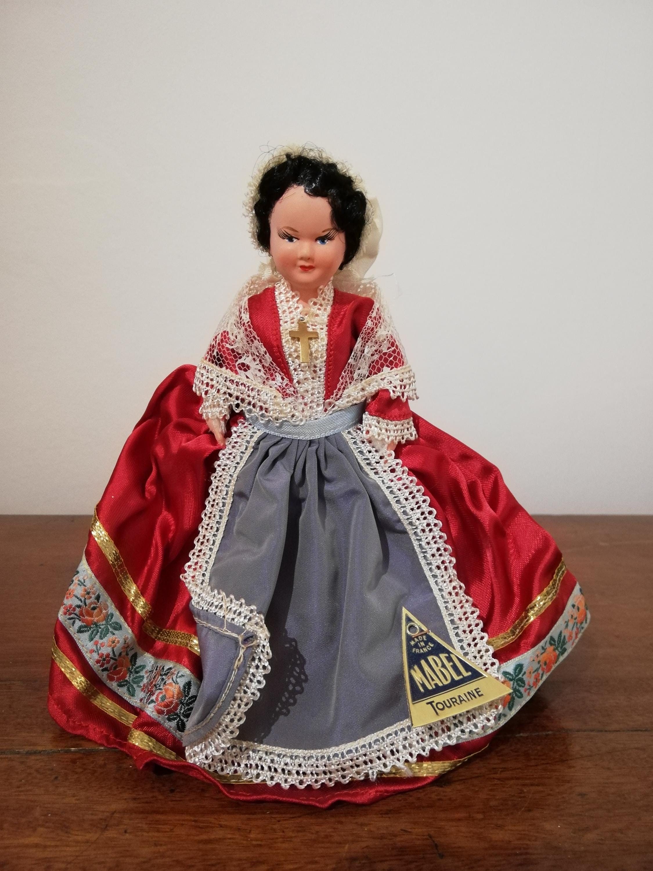 POUPÉE BELLA ? 1960 Folklorique 30Cm Hollandaise Rare En L'etat EUR 30,00 - FR