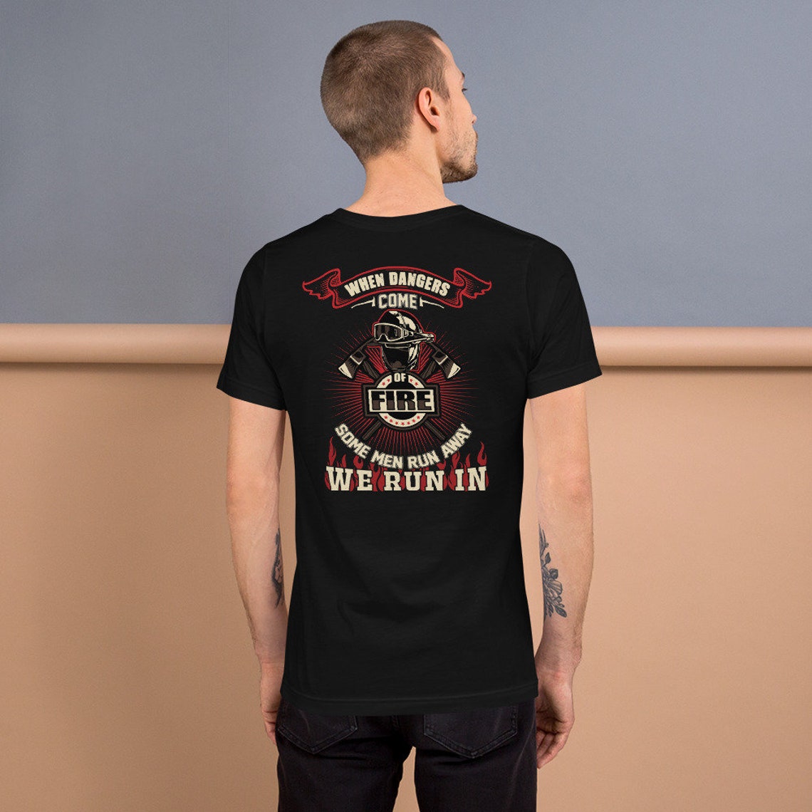 Funny Firefighter Shirts Etsy