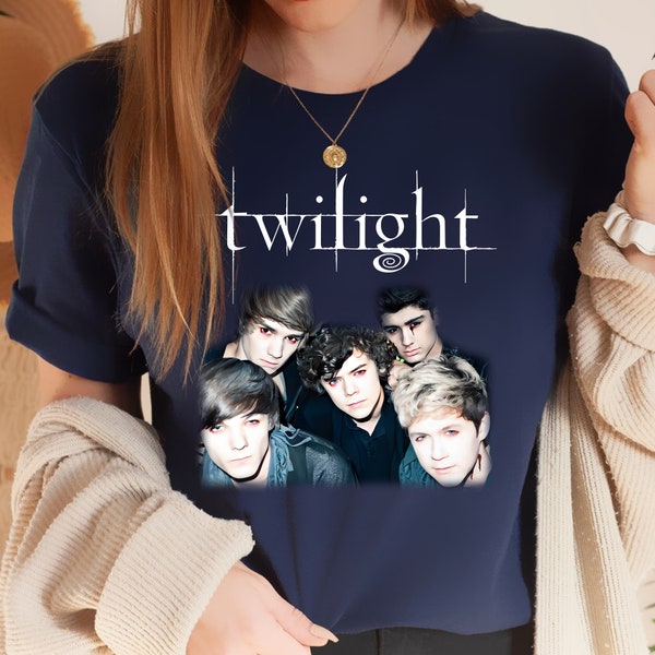 90s Twilight One Directionz T-Shirt, Vintage Pop Band Tee For Fans, One Direction Shirt, One Direction Shirt, 1D Twilight Tee