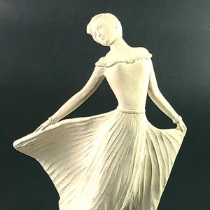 Vintage 1983 Austin Prod Inc - Signed - Ballerina Figurine - 12&quot; Tall