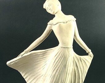Vintage 1983 Austin Prod Inc - Signed - Ballerina Figurine - 12&quot; Tall