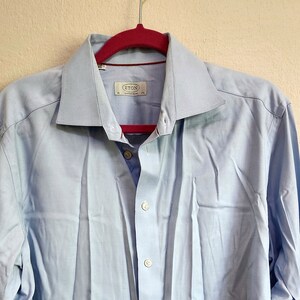 Eton of Sweden - Size 17.5/44 - Men Contemporary Shirt - Blue