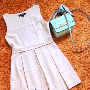 Women&#39;s Forever 21 A-Line Dress- Size M - Dirty Pink Color-Made in Cambodia