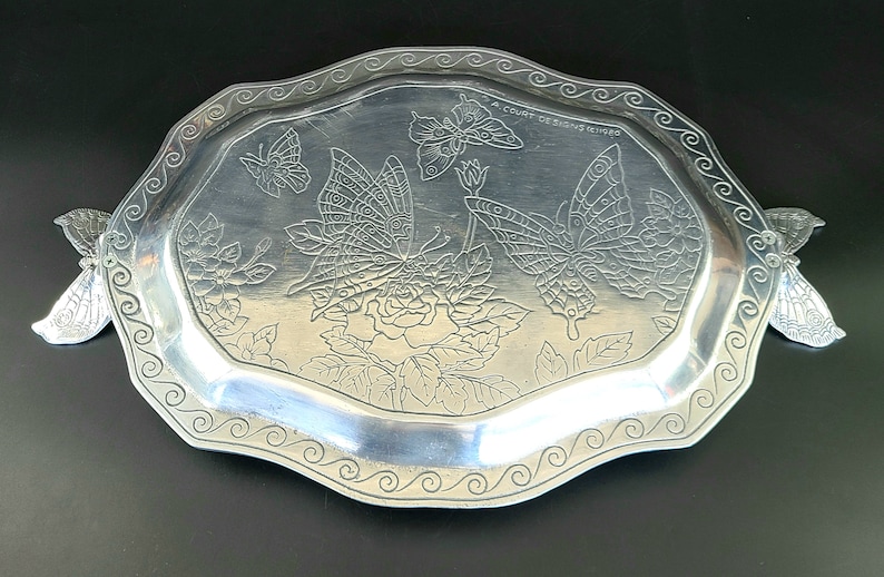 Arthur Court Designs Butterfly Tray - Thumbnail 4