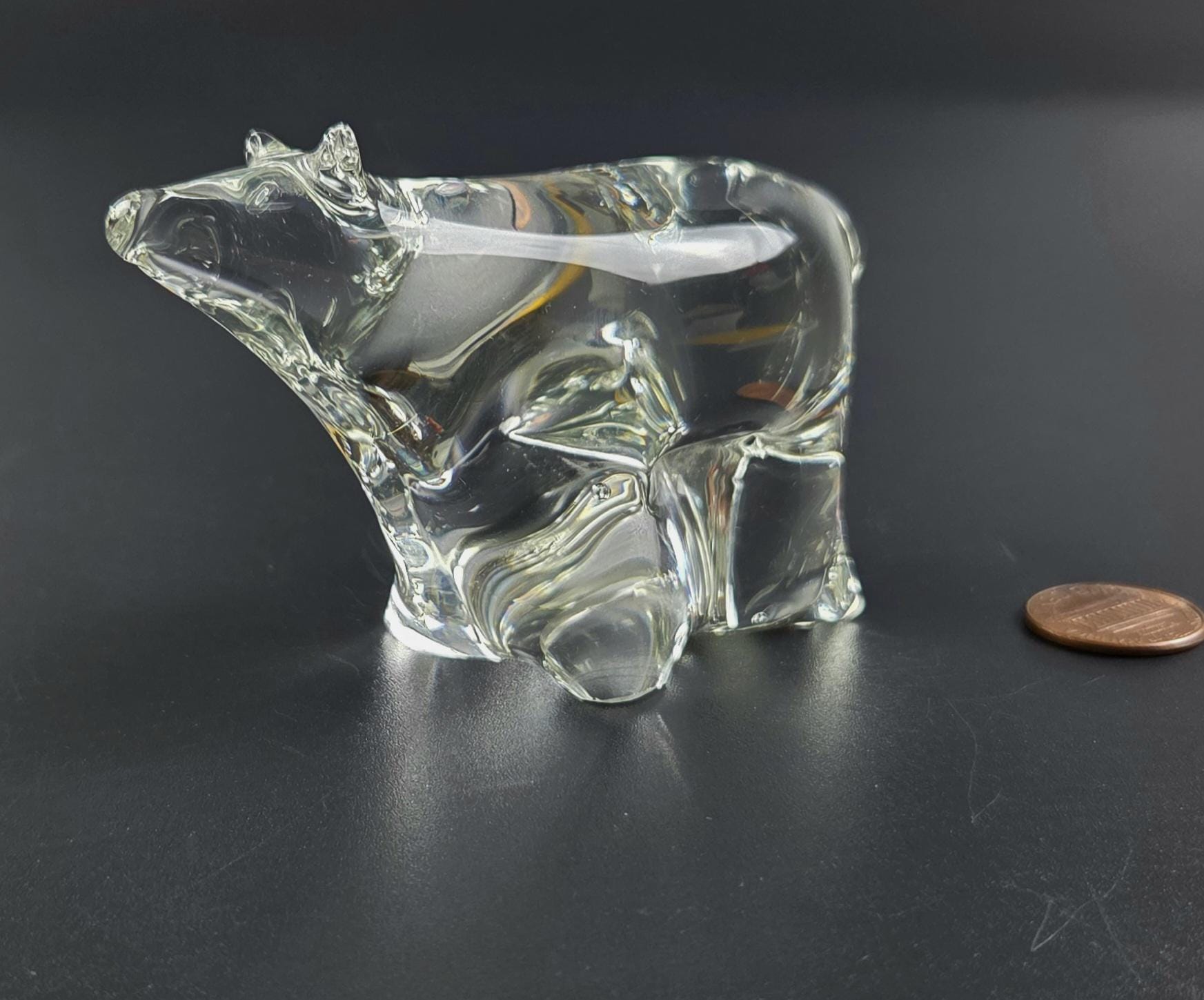 Hadeland Norway Glass Polar Bear - Etsy