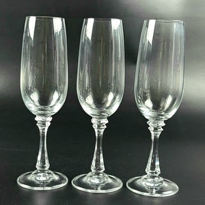 Vintage - Princeton Clear (No Trim) by AMERICAN STEMWARE - Champagne Flutes - Set of 3