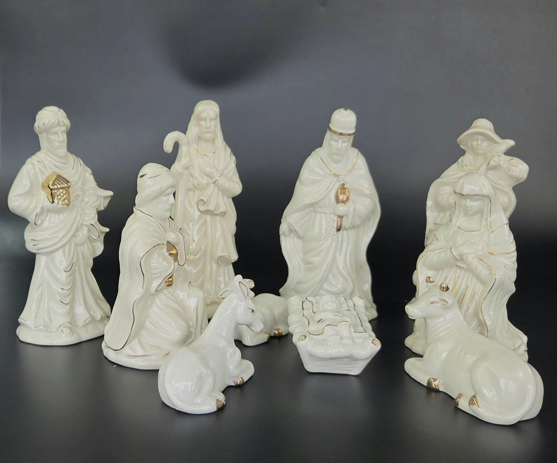 瞬間お値下げ‼️とっても素敵！ クリスマス キリスト降臨　人形セット 陶器製 楽天市場】《レーピ》欧州教会使用創業100年木彫りブランド木彫り