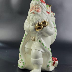 Vintage - Słoik na ciasteczka - Kolekcja Świątecznego Mikołaja - Lenox