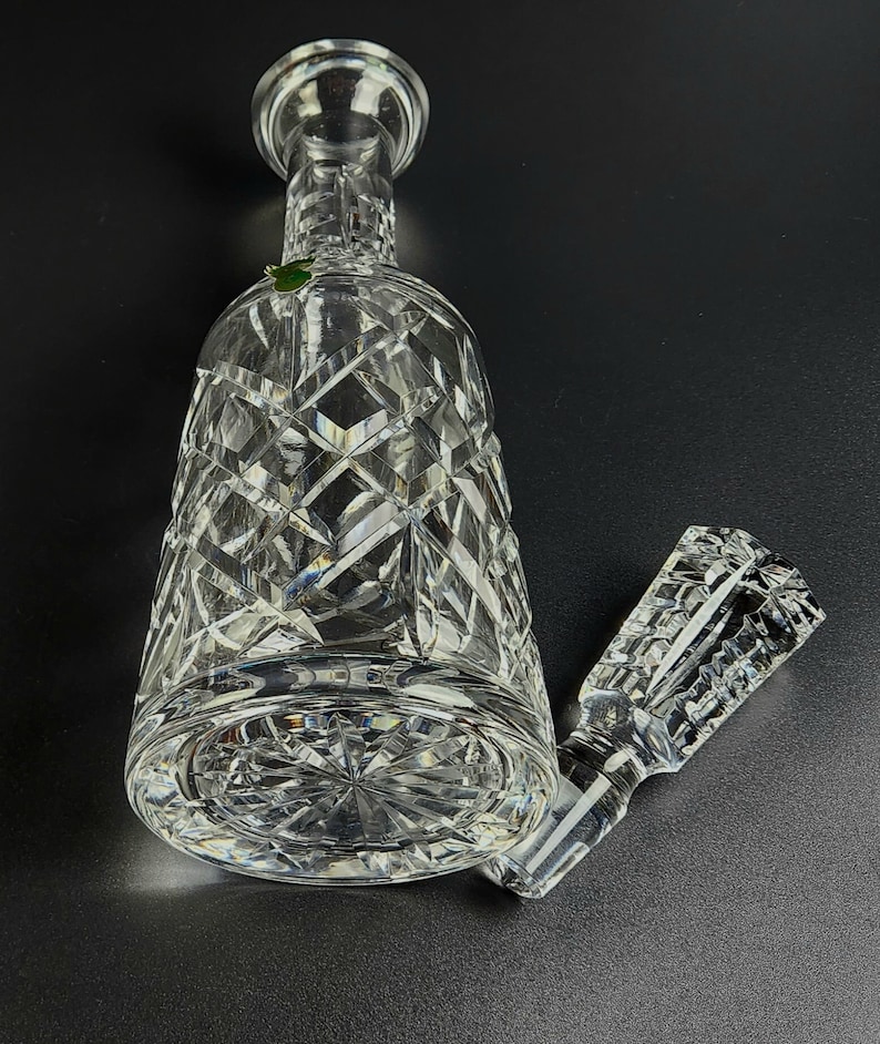 Vintage Wine Decanter & Stopper Lismore by WATERFORD CRYSTAL Etsy