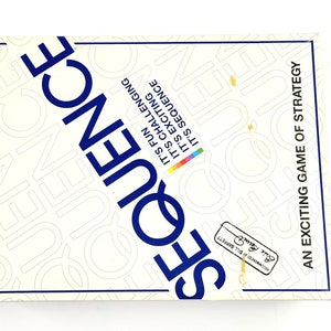 Bordspel 1995 - SEQUENCE - Jax Ltd. Inc - A Game of Strategy
