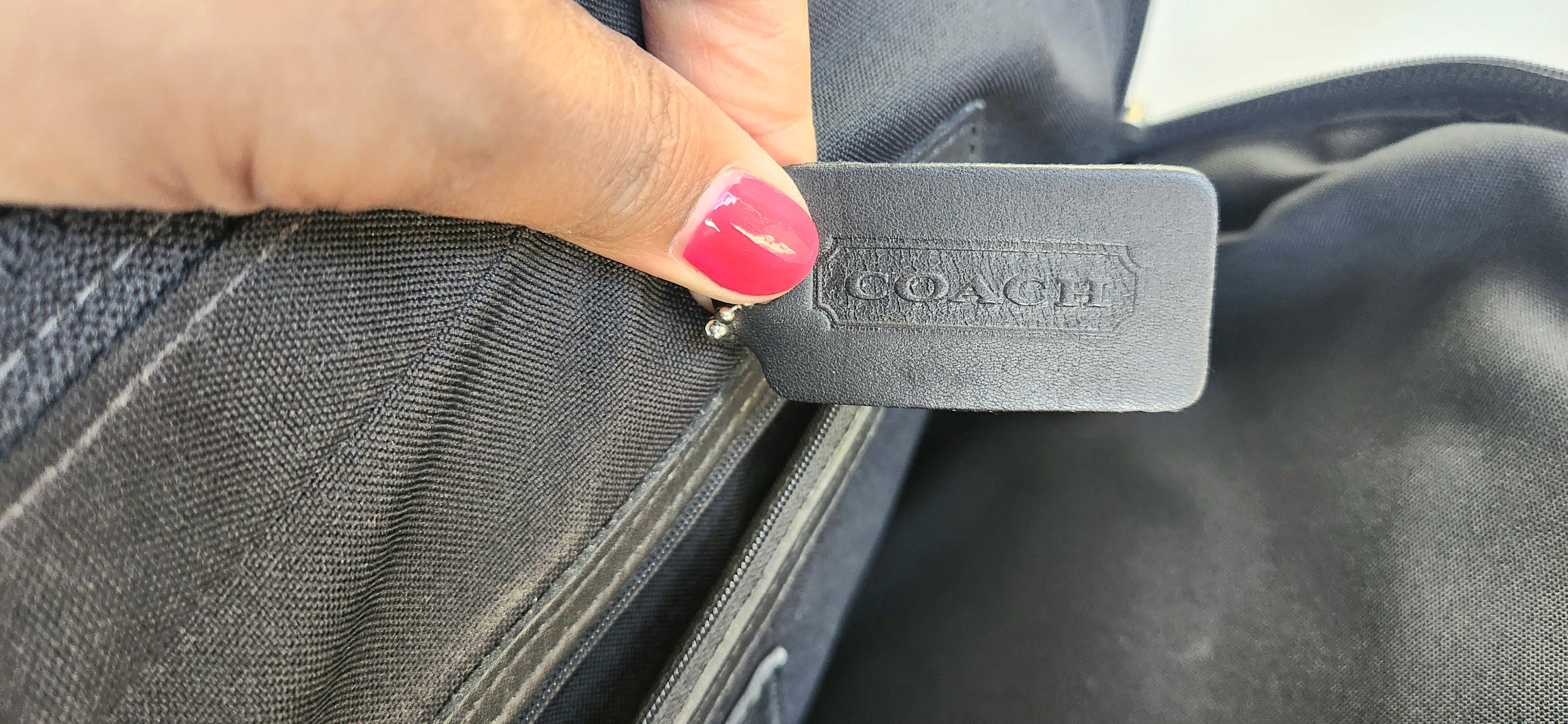 Vintage - COACH - Laptop Bag - No. H-8, Z-6216 - Black - Etsy