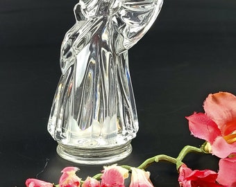 ヴィンテージ - ガラスの天使の置物 - クリア - Etsy 日本