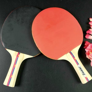 Franklin Table Tennis Set Paddles - Red & Black - Excellent Condition