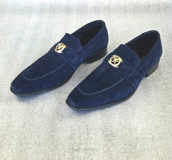 stacy adams navy blue dress shoes William Cap Toe Oxford