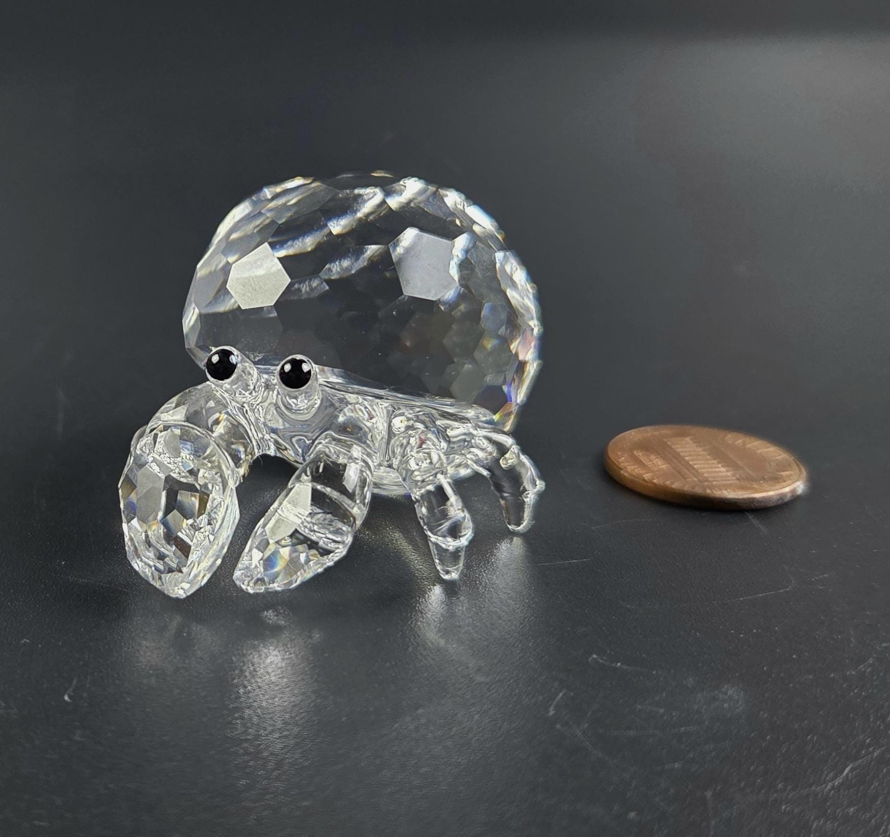 Vintage - No Box Aquatic Worlds by Swarovski - Hermit Crab - Etsy