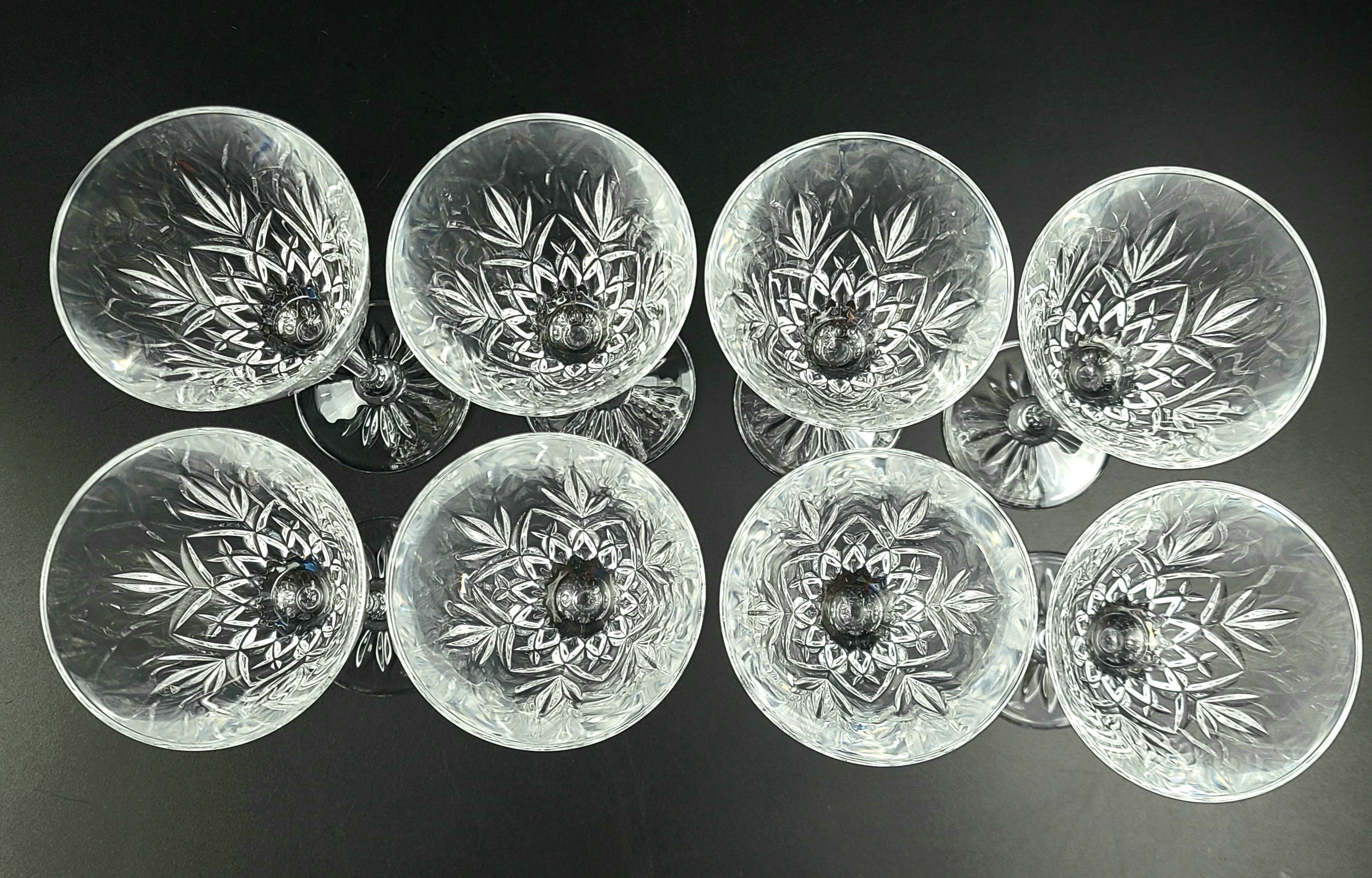 Vintage Cristal D Arques William Pattern Crystal Wine Etsy Australia