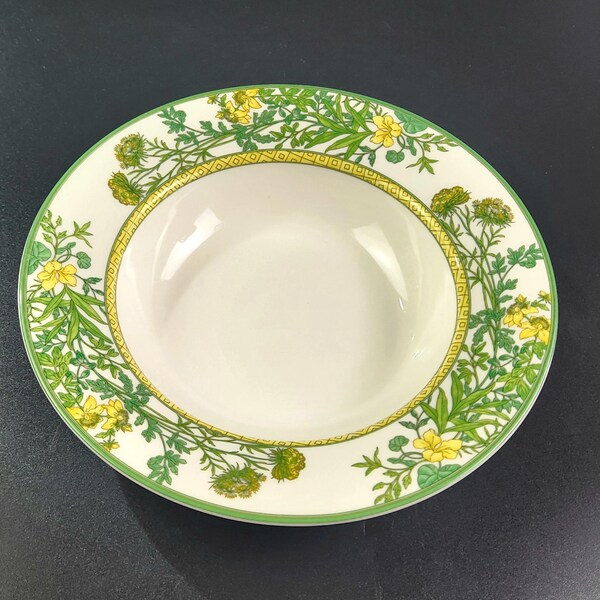 Vintage - 8 3/4" Diameter - Soup Bowl Floral Court by Mikasa