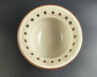 ヴィンテージ - マジョリカ手描き - 陶器の花瓶 - イタリア製 - 高さ4