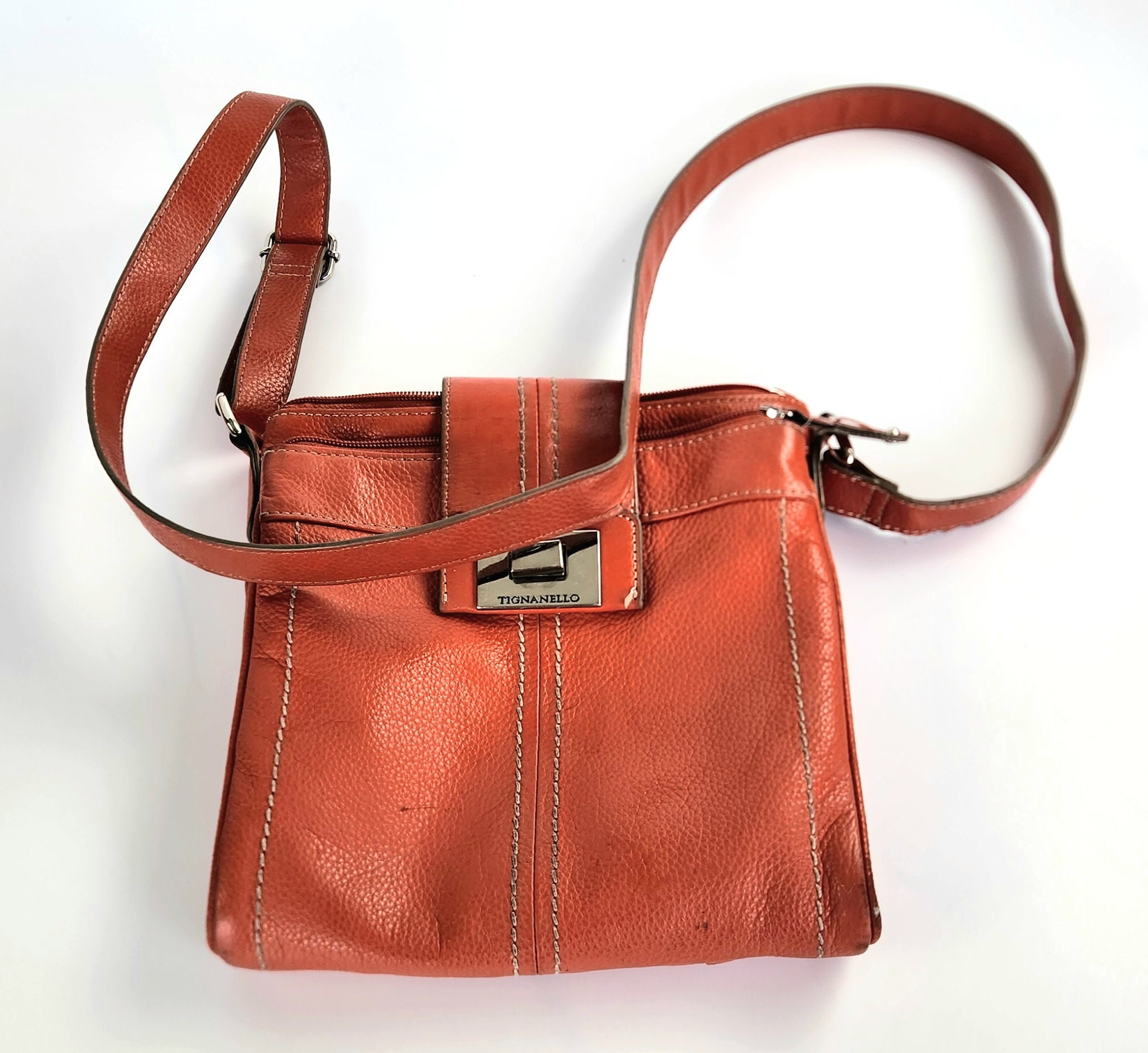 Pair Of Leather Tignanello Handbags