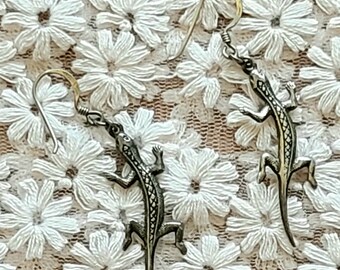 Orecchini lucertola, orecchini geco, orecchini a bottone, orecchini lucertola in argento, orecchini geco in argento, regalo lucertola, regalo per mamma geco, regalo per mamma rettile - Italia