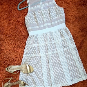 donna morgan blue eyelet dress Morgan Maxi Dress, in Borrowed Blue Taffeta, Size: XS | Show Me Your Mumu