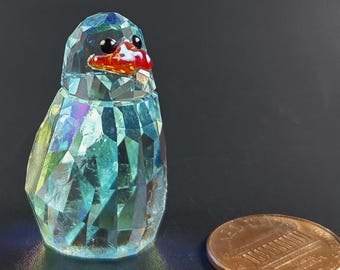 Vintage - Lovlots Sealife “johnny the Penguin” Crystal Figurine
