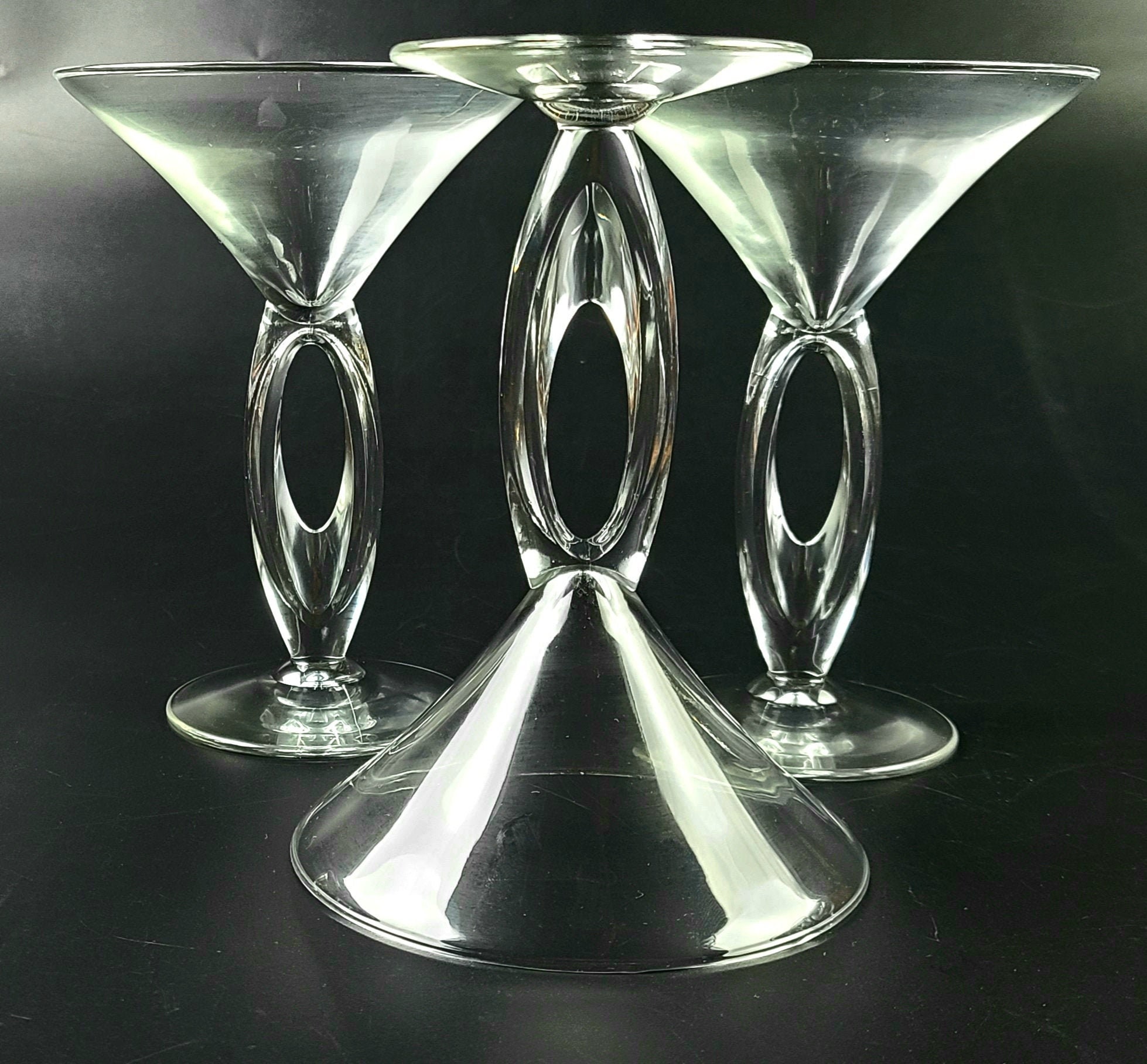 Set of 6 + 1 MCM Libby Trotter Martini Glasses – evolutionhomeonline