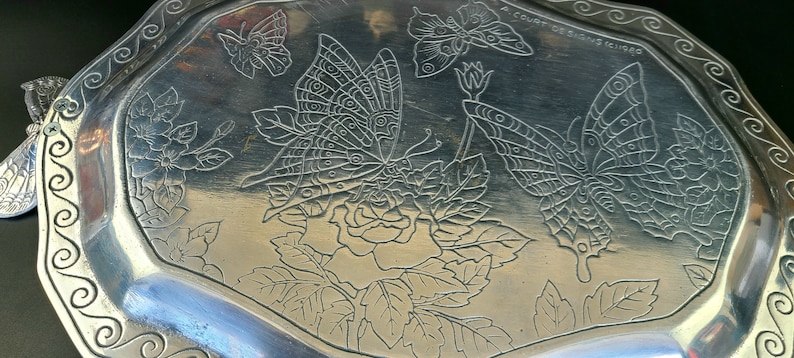 Arthur Court Designs Butterfly Tray - Thumbnail 3