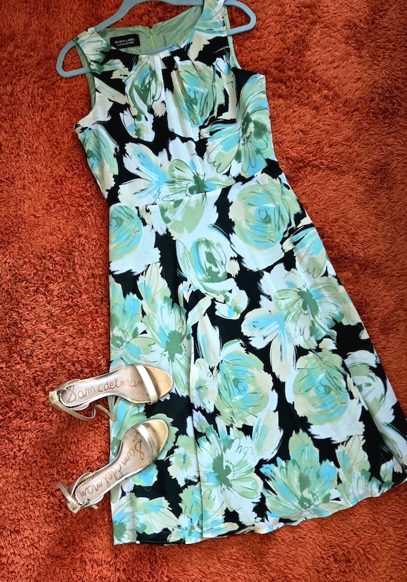 evan picone dress excellent for cocktail & travels well Brand New w Tags $50 52 inches Evan-Picone Silk flower dress straight
