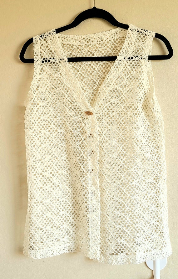 Women s Off white Shrug Fits Medium Beautiful Etsy UK