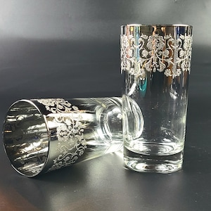Vintage - Set of 2 - Dorothy Thorpe Style High Ball Glasses