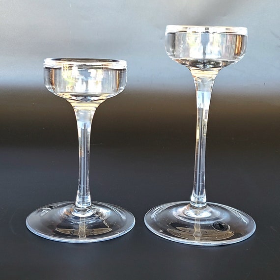 ヴィンテージ - ハンドメイドの高品質ガラスキャンドルホルダー