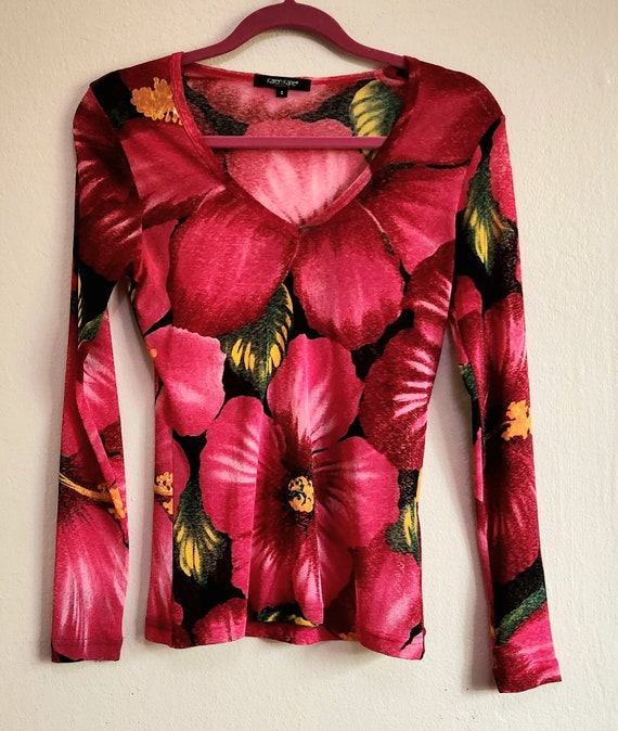 Women  - Floral Print - Karen Kane - Size Small - 