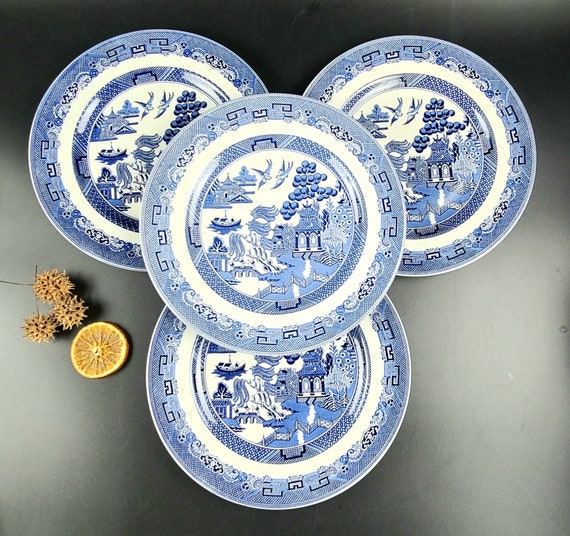 ヴィンテージ - ディナープレート - ジョンソンブラザーズ製ウィロー