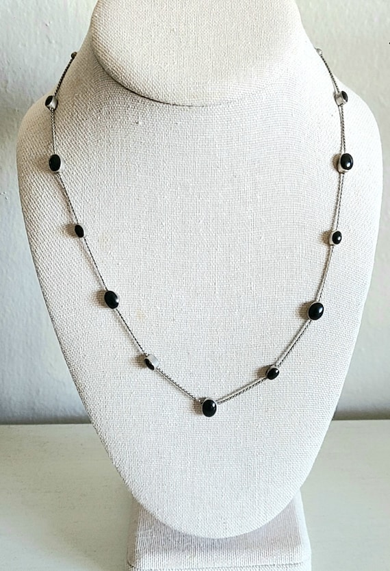 Simple & Pretty - 20" Long - Metal Necklace with B