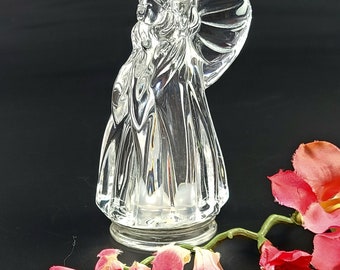 ヴィンテージ - クリア - ガラス製天使の置物 - Etsy 日本