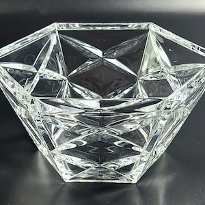Vintage - 8 3/4&quot; across - Hexagonal Vase - Beautiful